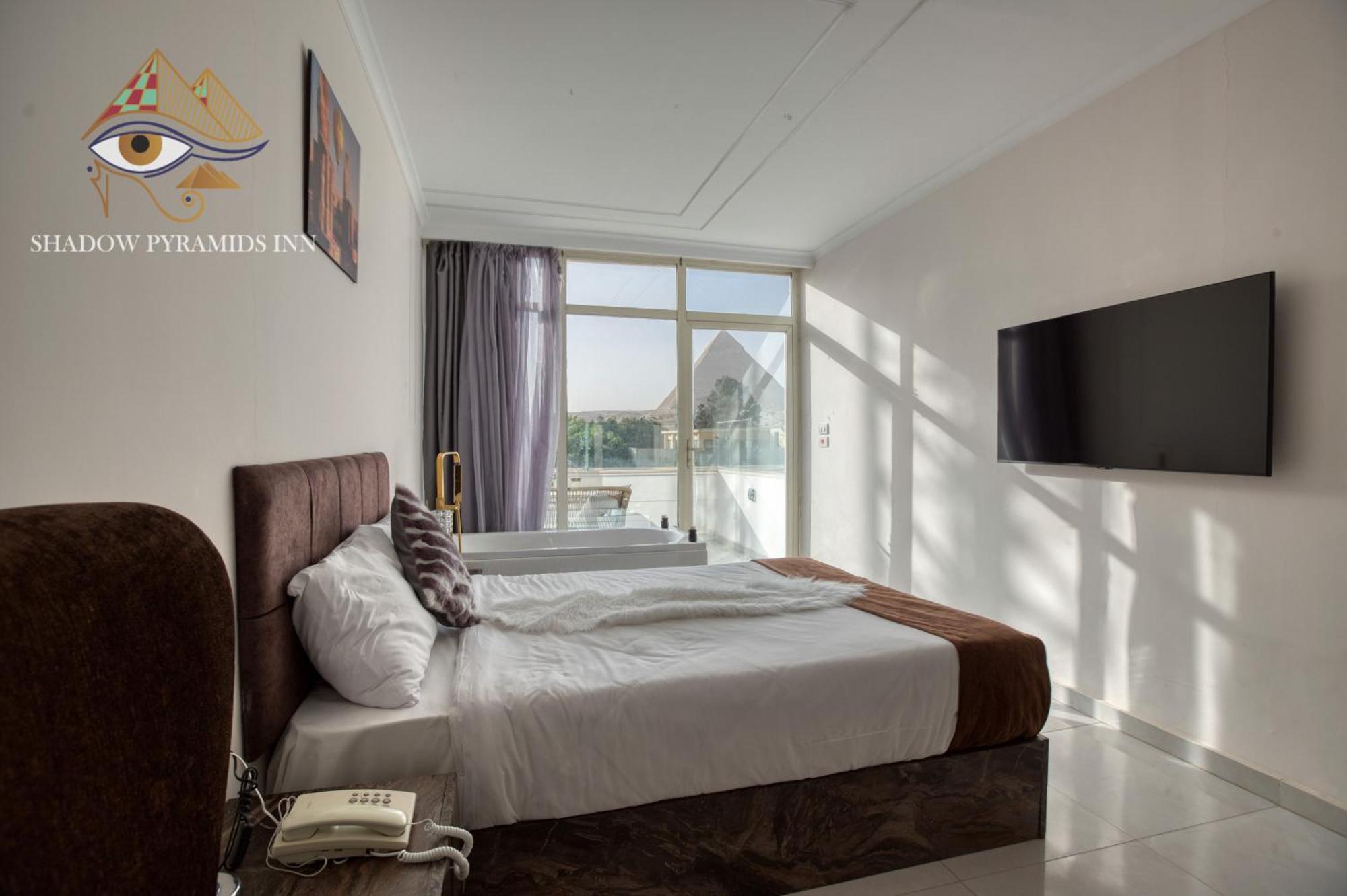Shadow Pyramids Suites And Jacuzzi Kafret el-Gabal المظهر الخارجي الصورة
