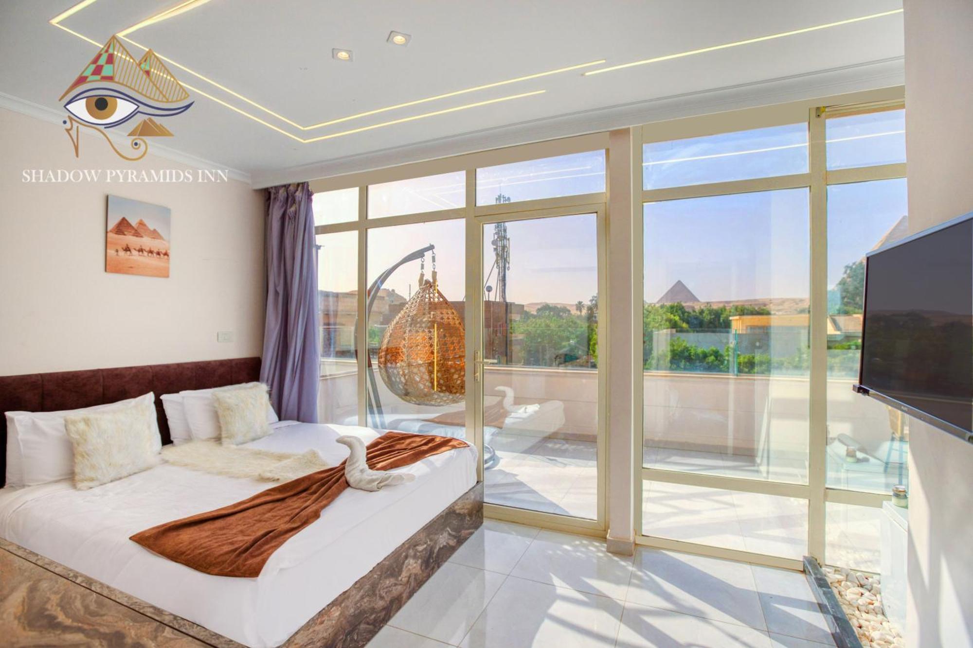 Shadow Pyramids Suites And Jacuzzi Kafret el-Gabal المظهر الخارجي الصورة
