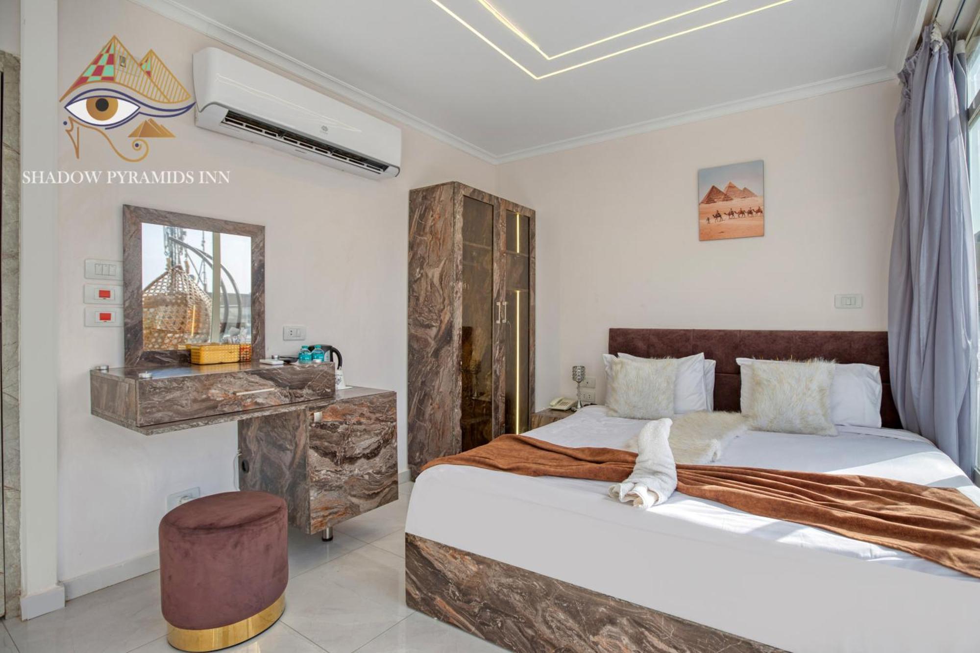 Shadow Pyramids Suites And Jacuzzi Kafret el-Gabal المظهر الخارجي الصورة